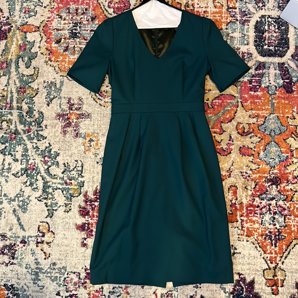 J Crew Green Business Formal Dress